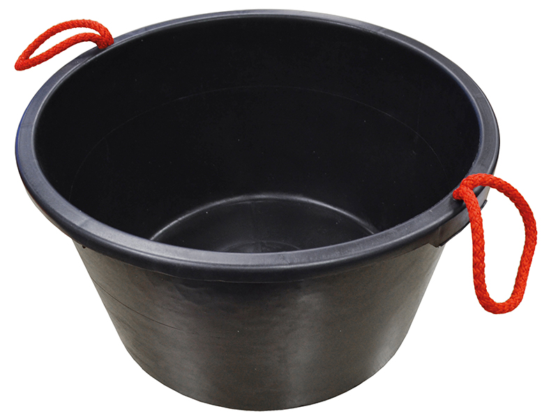 FAI40LBUCKET - Builder's Bucket 40 litre (9 Gall) - Black