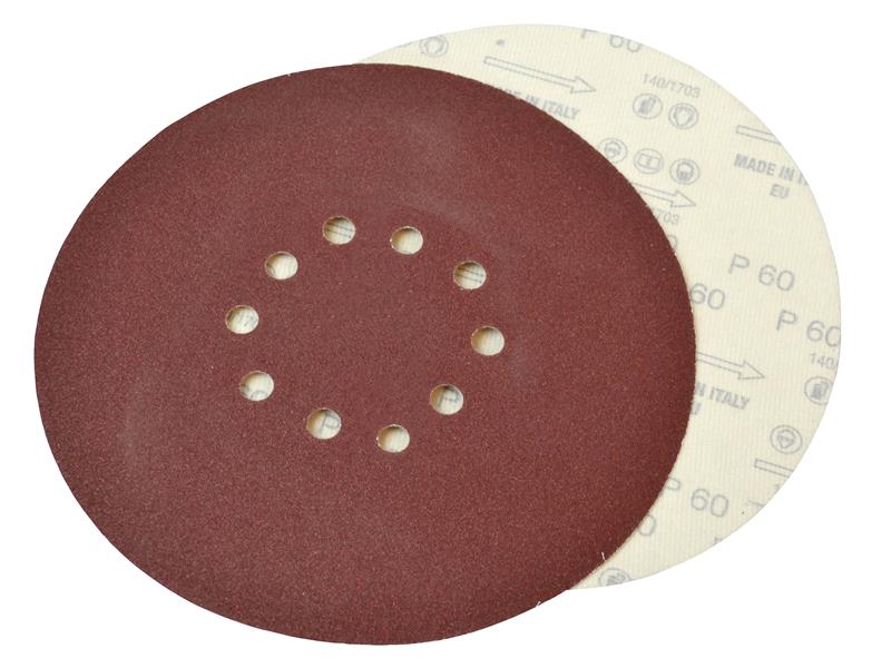 FAIADRYDISCF - Dry Wall Sanding Discs for Flex Machines 225mm Assorted (Pack 10)
