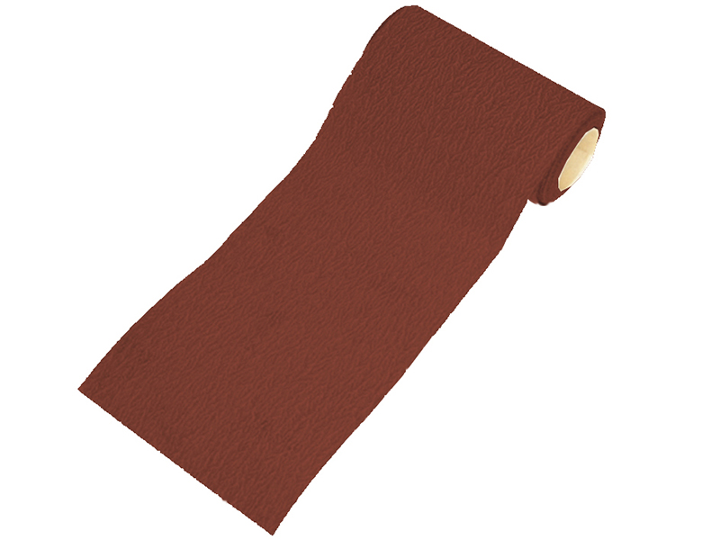 FAIAR115120R - Aluminium Oxide Sanding Paper Roll Red Heavy-Duty 115mm x 50m 120G