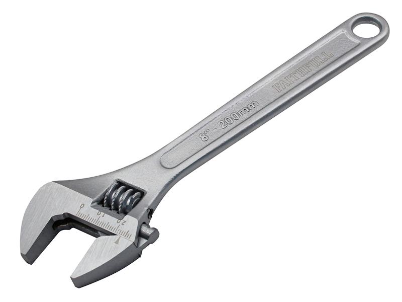 Chrome Adjustable Spanner 200mm 8in
