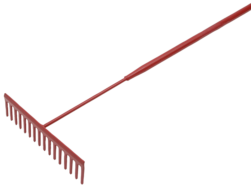 FAIASP - Asphalt Rake 16 Flat Teeth - Tubular Steel Shaft