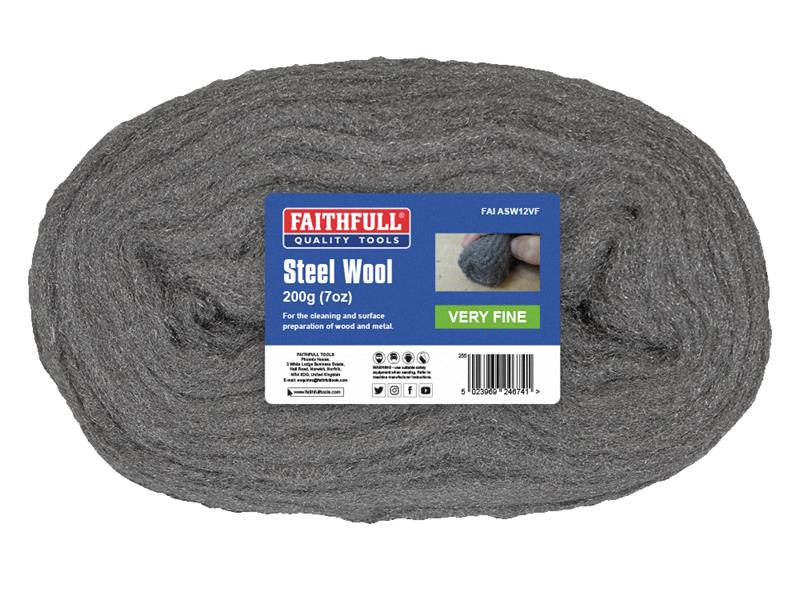 FAIASW12VF - Steel Wool Very Fine 200g