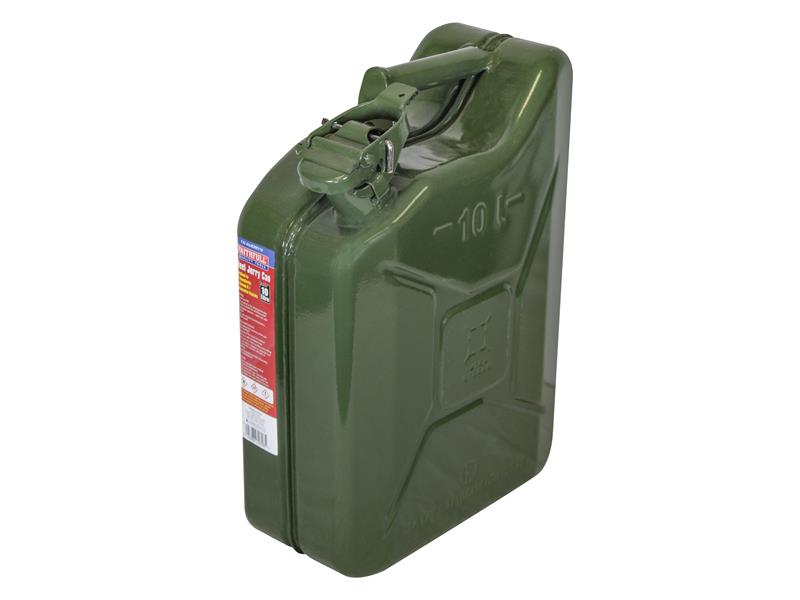 FAIAUJERRY10 - Green Jerry Can - Metal 10 litre