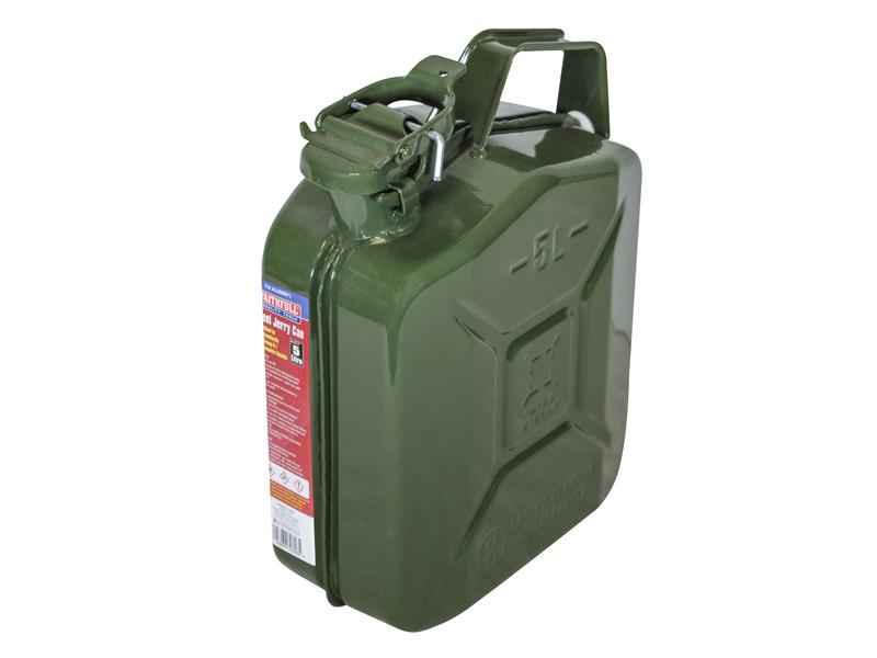 FAIAUJERRY5 - Green Jerry Can - Metal 5 litre
