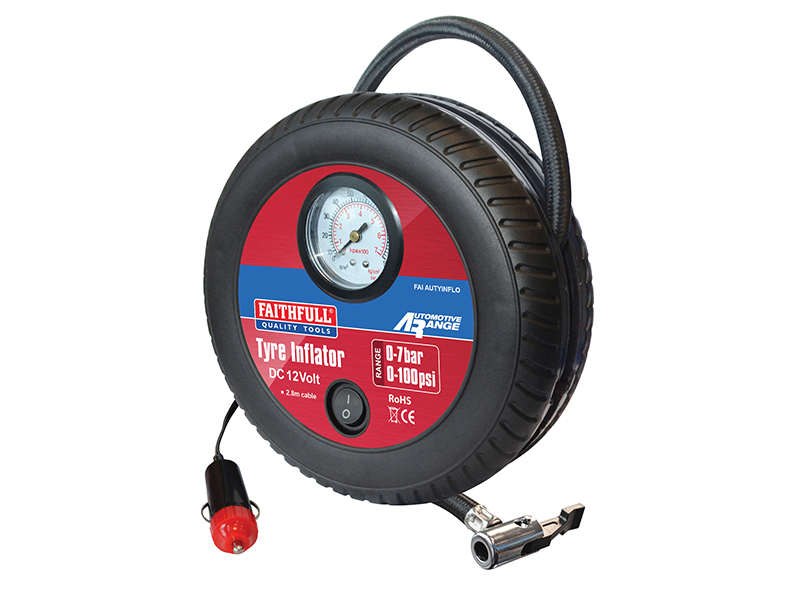 FAIAUTYINFLO - Low Volume Tyre Inflator 12V