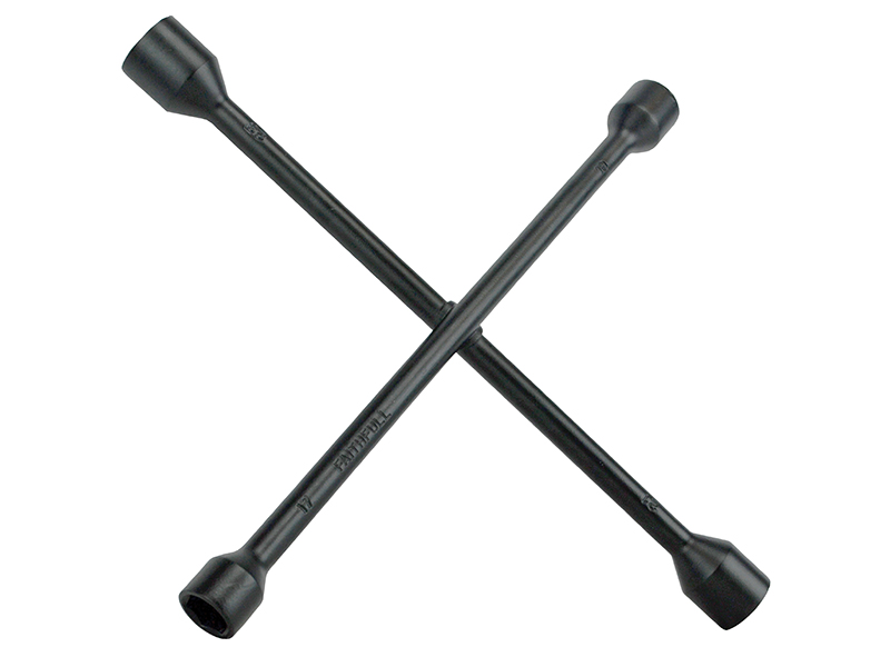 FAIAUWB4WP - 4-Way Wheel Brace Black Powder Coated 14in