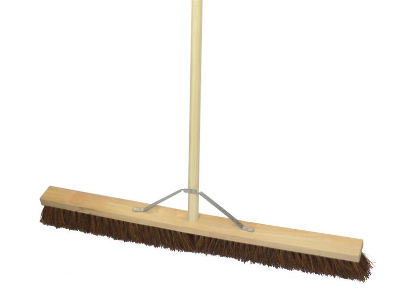 FAIBRBASS36H - Stiff Bassine Broom 900mm (36in) + Handle & Stay