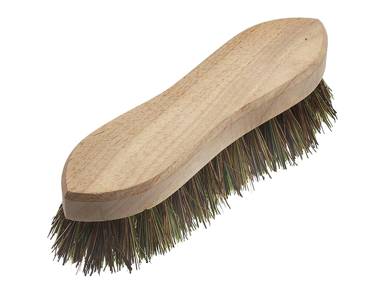 FAIBRHANDSCR - Hand Scrubbing Brush 200mm (8in) Unvarnished