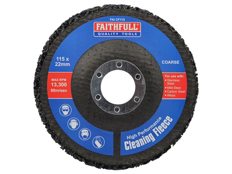 FAICF115 - Cleaning Fleece Disc Coarse 115x22mm
