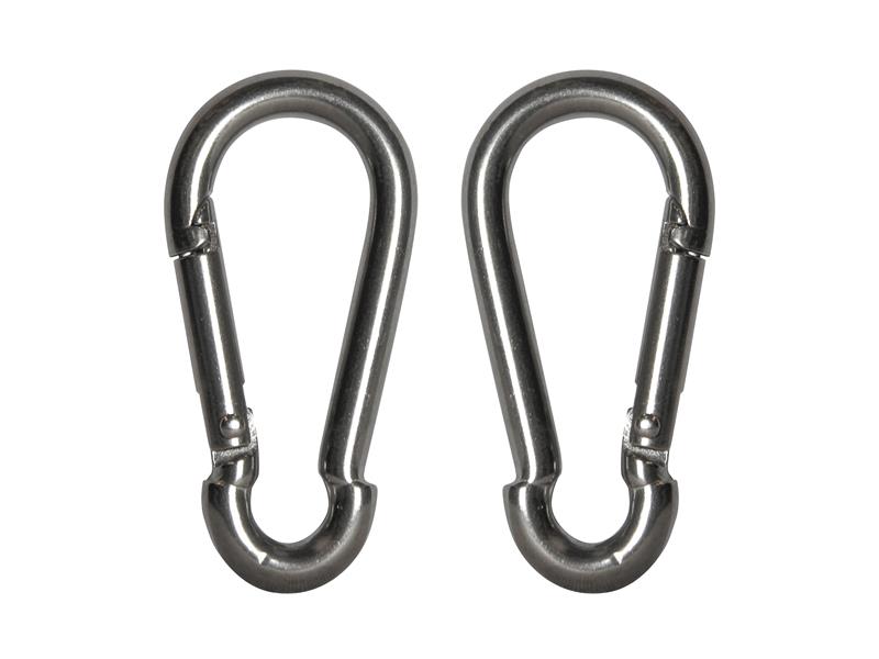 FAICHFBS60S - Fire Brigade Snap Hook Stainless Steel 6mm (Pack 2)