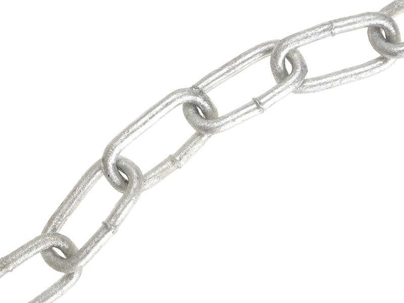 FAICHGL430 - Galvanised Chain Link 4mm x 30m Reel - Max. Load 120kg