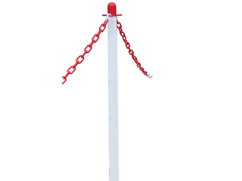 FAICHPOSTWH - Plastic Post for Chain - White