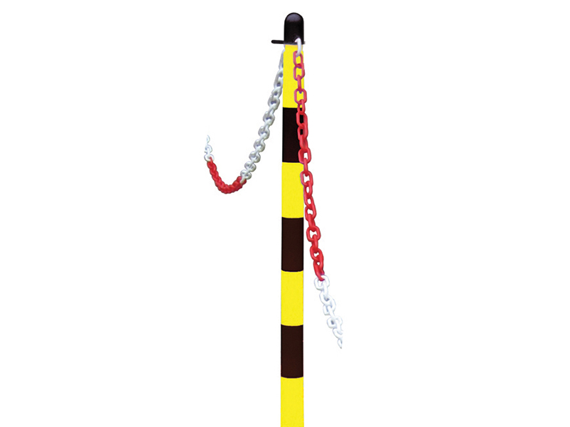 FAICHPOSTYB - Plastic Post for Chain - Yellow / Black