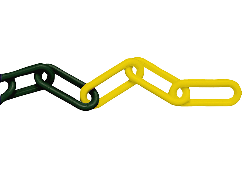 FAICHPYB812C - Plastic Chain 8mm x 12.5m Yellow / Black