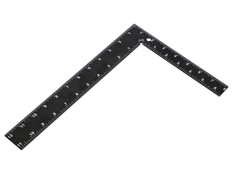 Black Steel Roofing Square 200 x 300mm (8 x 12in)