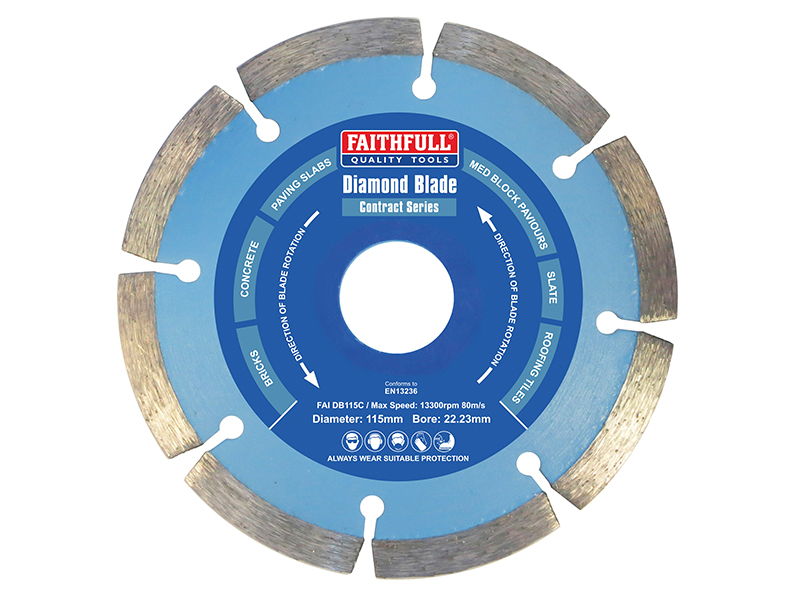 FAIDB115C - Contract Diamond Blade 115 x 22.2mm