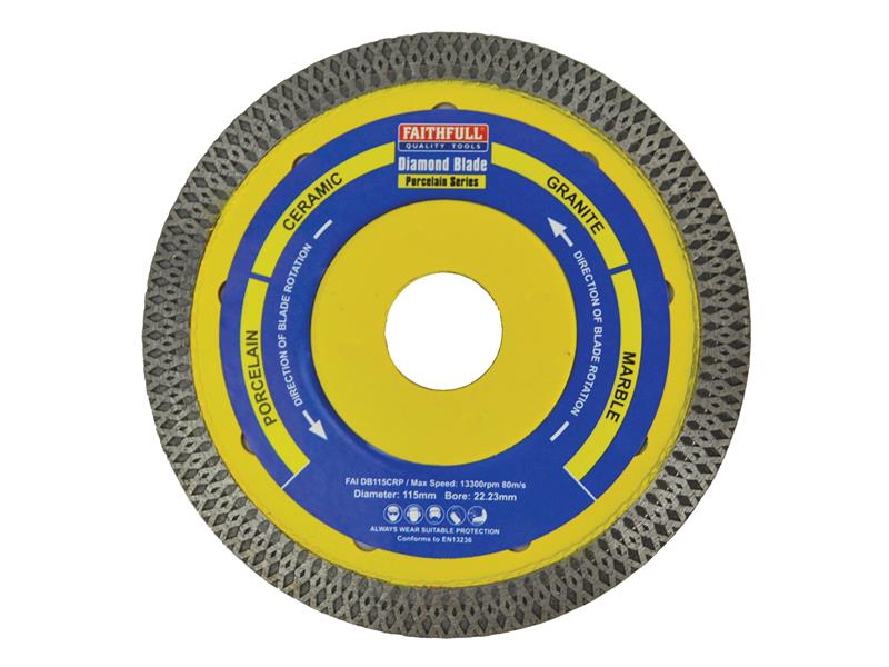 FAIDB115CRP - Porcelain Diamond Blade 115 x 22.23mm