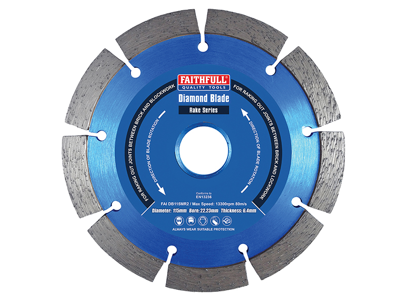 FAIDB115MR2 - Mortar Raking Diamond Blade 115 x 22mm