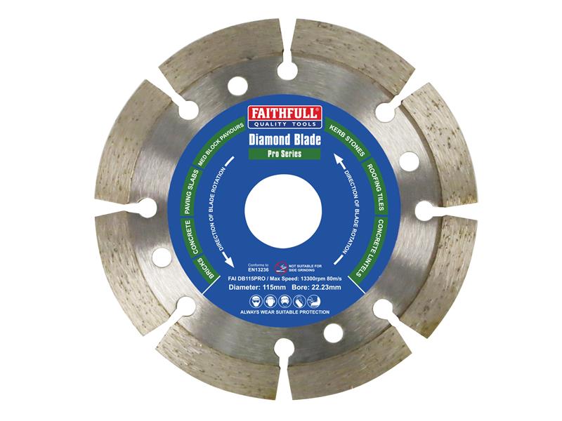 FAIDB115PRO - Professional Diamond Blade 115 x 22mm