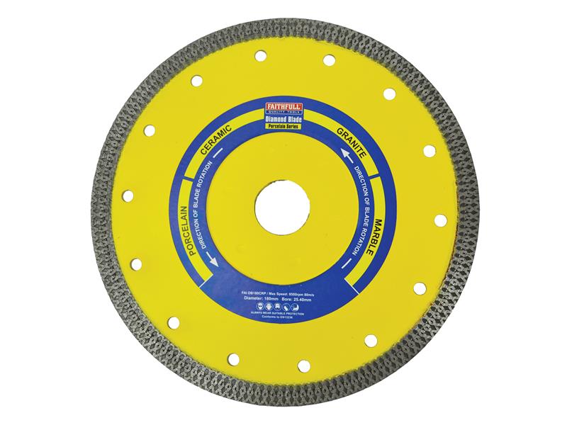FAIDB180CRP - Porcelain Diamond Blade 180 x 25.4mm