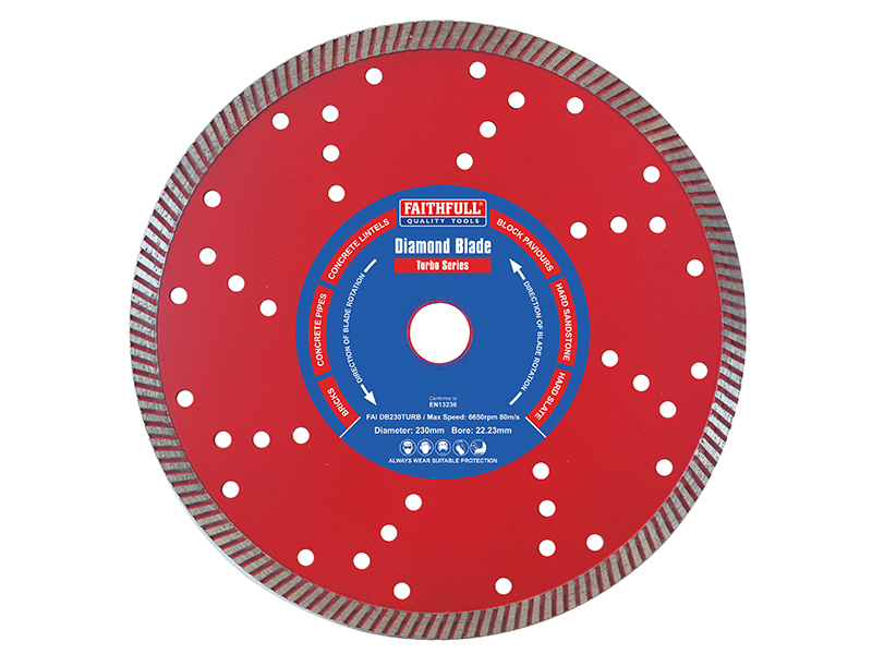 FAIDB230TURB - Turbo Cut Diamond Blade 230 x 22mm