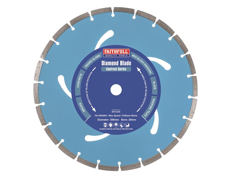 FAIDB300C - Contract Diamond Blade 300 x 20mm