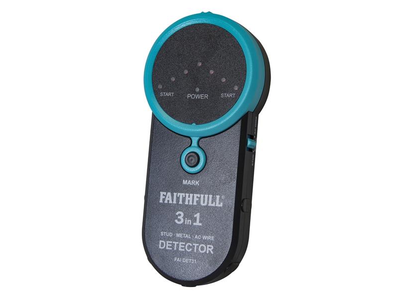 FAIDET31 - 3-in-1 Detector Stud Metal & Live Wire