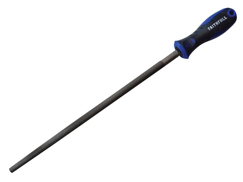 FAIFIRSC12 - Handled Round Second Cut Engineers File 300mm (12in)