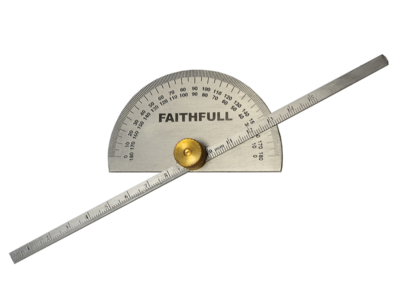 FAIGAUGEDEPT - Depth Gauge with Protractor 150mm (6in)