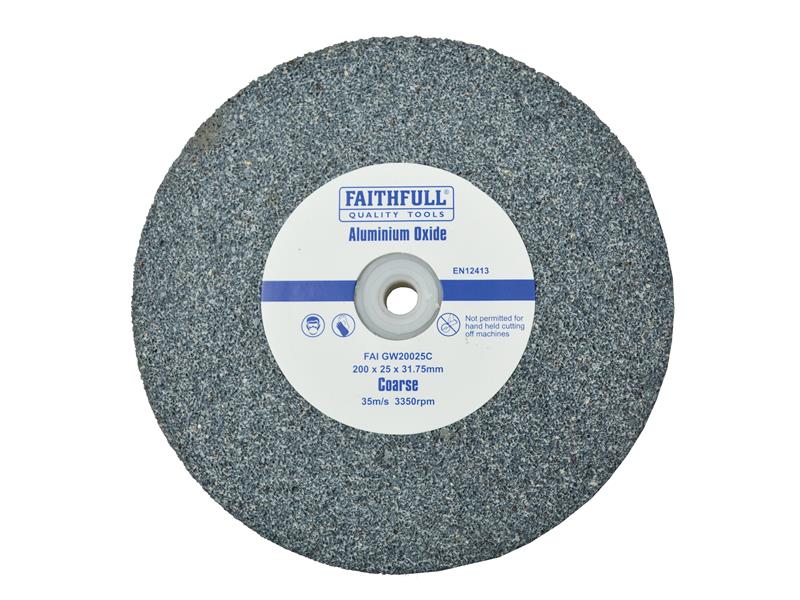 FAIGW20025C - General Purpose Grinding Wheel 200 x 25mm Coarse Alox