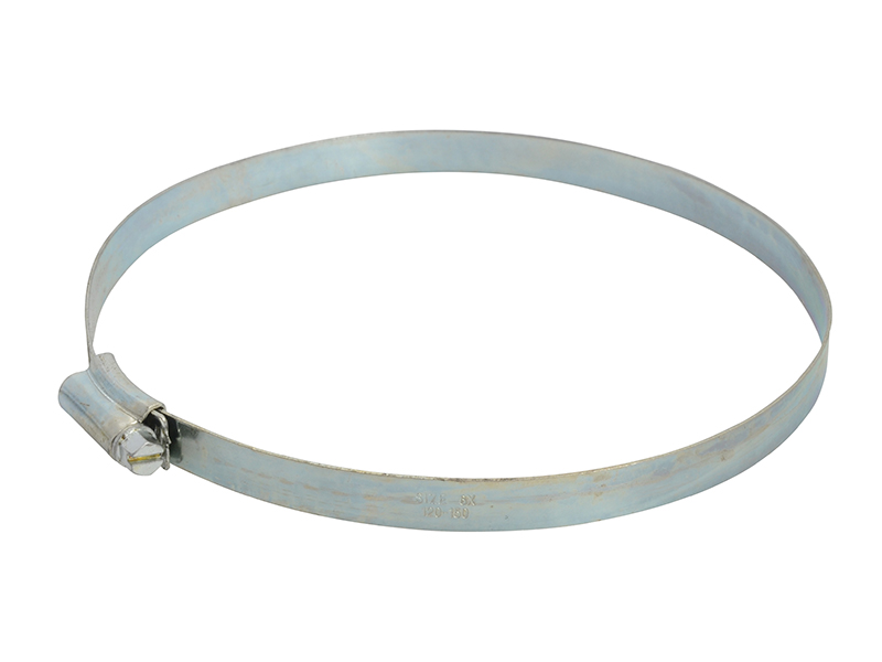 FAIHC6XB - 6X Hose Clip - Zinc MSZP 120 - 150mm