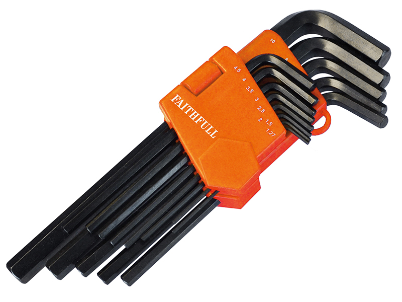 Long Arm Hex Key Set 13 Piece (1.3-10mm)