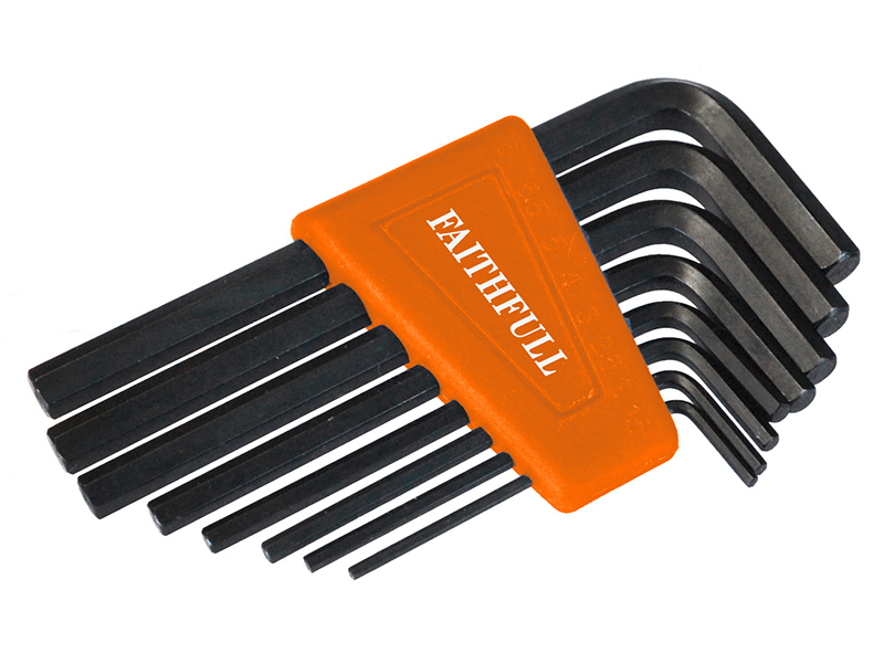 Hexagon Short Arm Key Set 8 Piece (1.5-6mm)