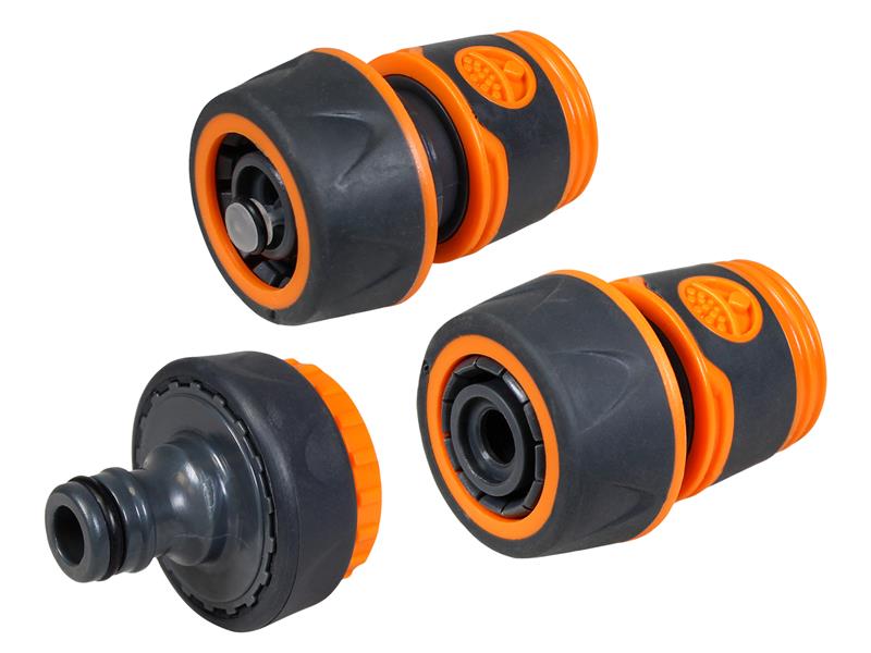 3/4in Plastic Hose Fittings Kit 3 Piece