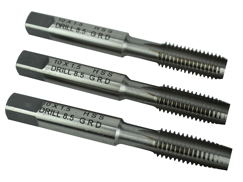 HSS Straight Flute Tap Set M10 x 1.50 3 Piece