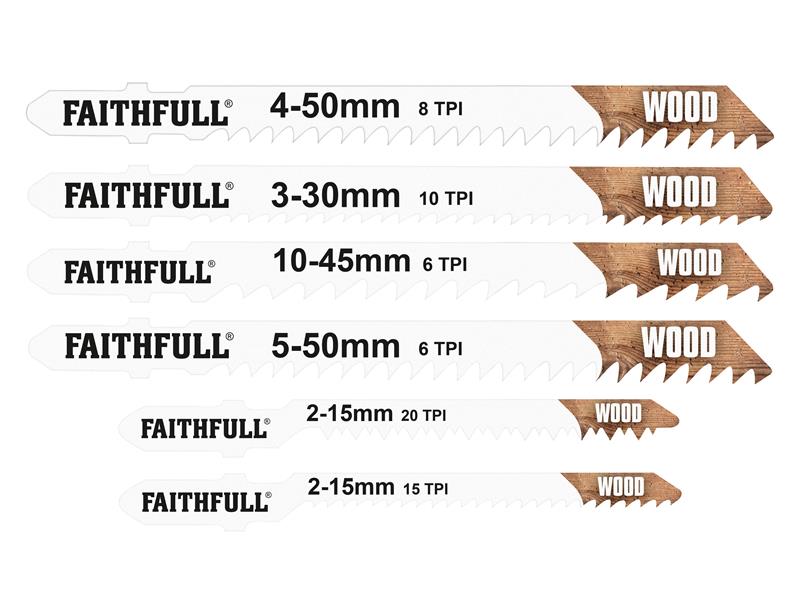 FAIJBSET10 - Jigsaw Blade Set of 10 Assorted