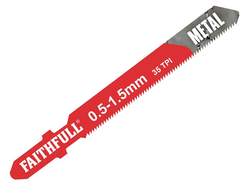 FAIJBT118G - Metal Cutting Jigsaw Blades Pack of 5 T118G