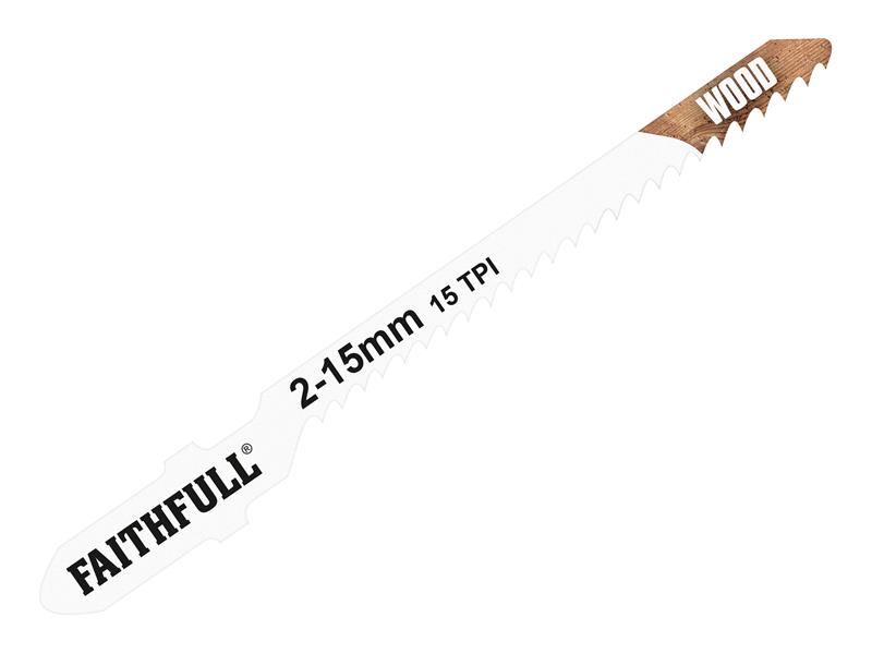 FAIJBT119BO - Wood Jigsaw Blades Pack of 5 T119BO
