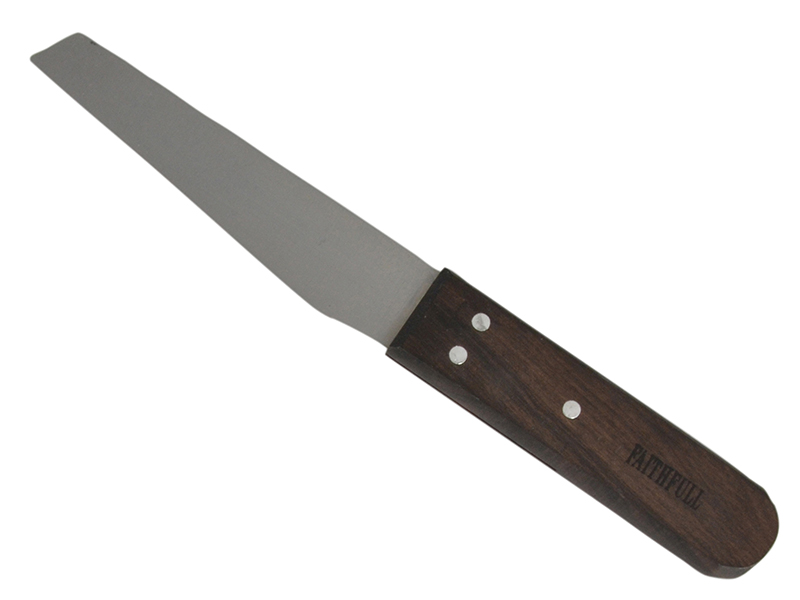 FAIKSHOER - Shoe Knife 112mm (4.3/8in) - Hardwood Handle