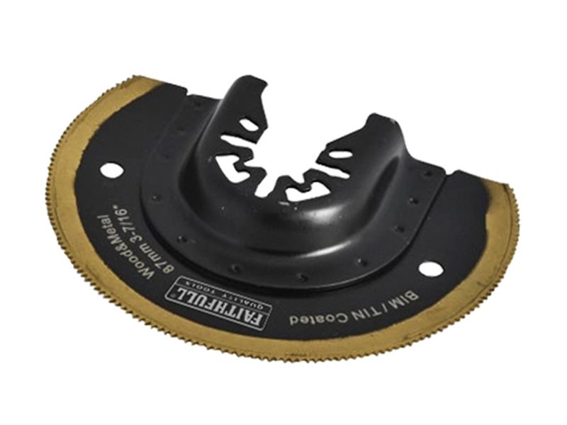 FAIMFBM87 - Multi-Functional Tool Bi-Metal Radial Saw TiN Coated Blade 87mm