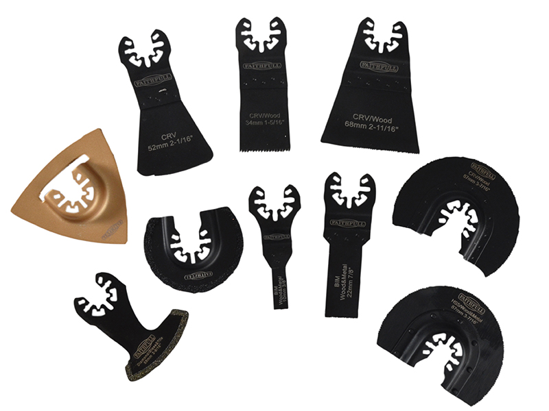 FAIMFKIT10 - Multi-Function Tool Mixed Blade Set 10 Piece