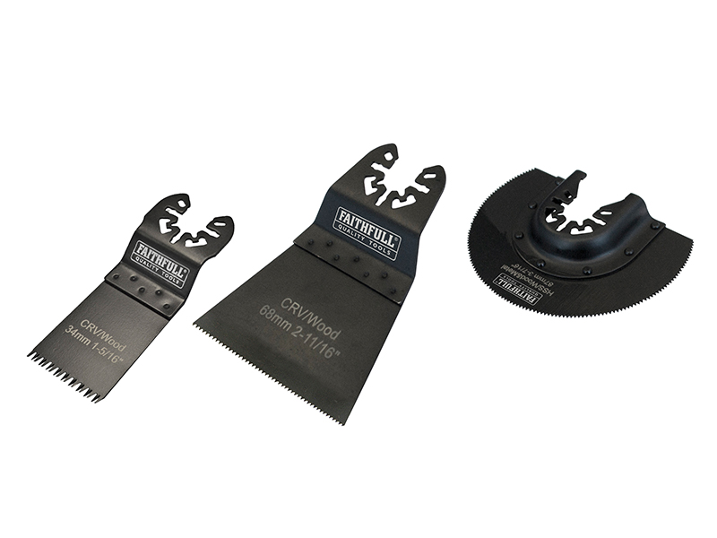 Multi-Function Tool Blade Set 3 Piece