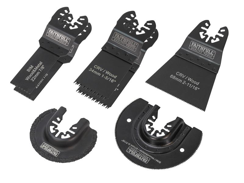 Multi-Function Tool Blade Set 7 Piece