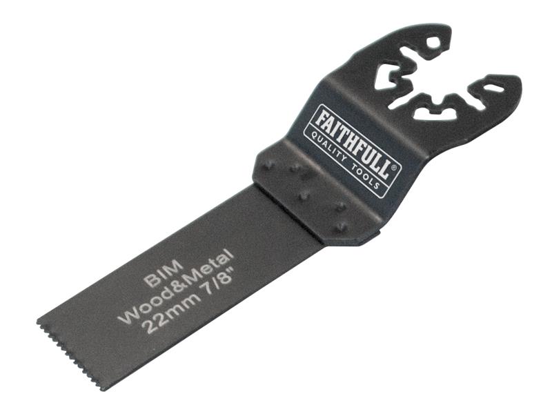 FAIMFWM22 - Multi-Functional Tool Flush Cut Wood/Bi-Metal Blade 22mm