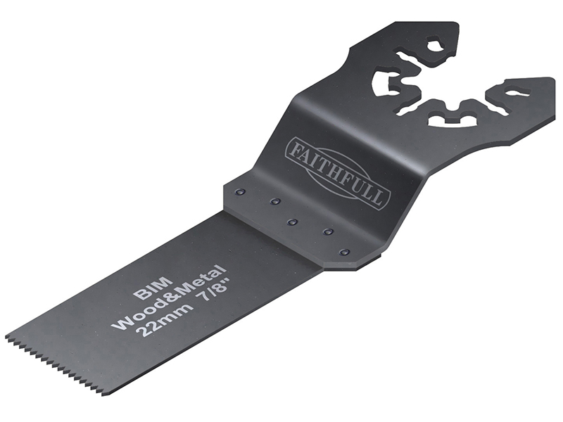 FAIMFWM22B - Multi-Functional Tool Flush Cut Wood/Bi-Metal Blade 22mm (Pack 5)