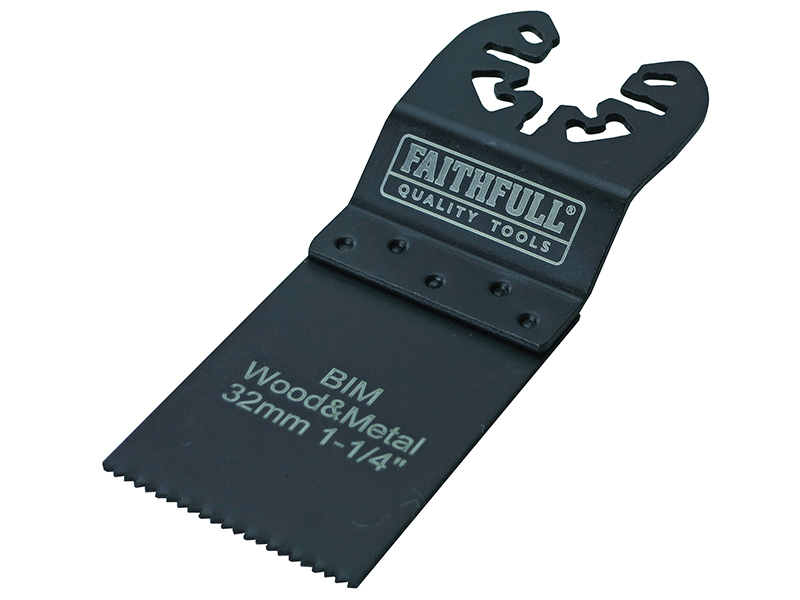 FAIMFWM32B - Bi-Metal Flush Cut Wood/Metal Blades 32mm (Pack 5)