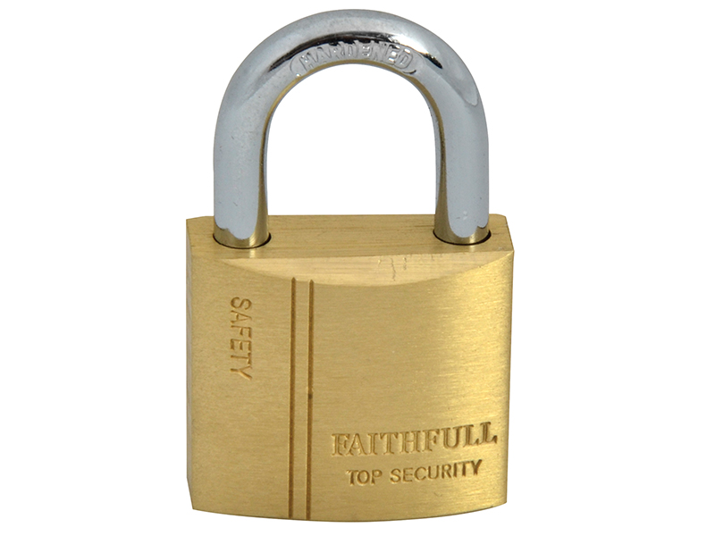 FAIPLB30 - Brass Padlock 30mm 3 Keys
