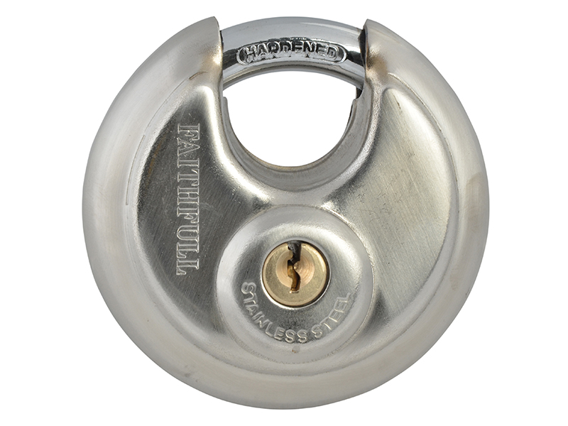 FAIPLSS70DIS - Stainless Steel Discus Padlock 70mm
