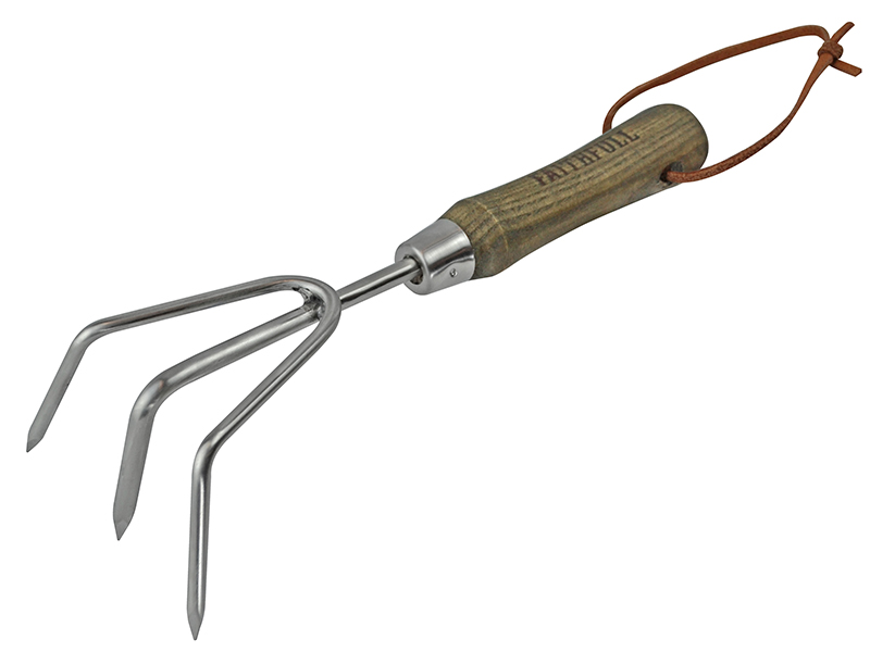 FAIPRESHCUL - Prestige Stainless Steel Hand Cultivator Ash Handle
