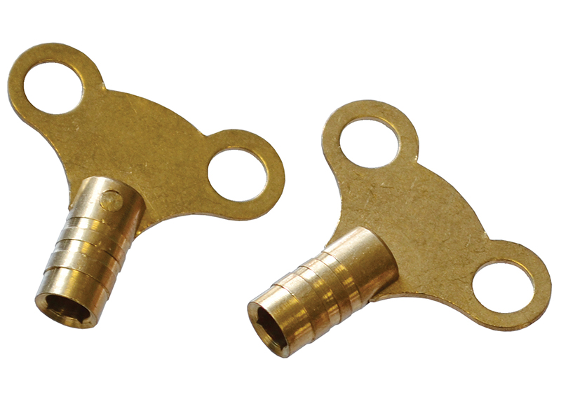 FAIRADKEY - Radiator Keys - Brass (Pack of 2)